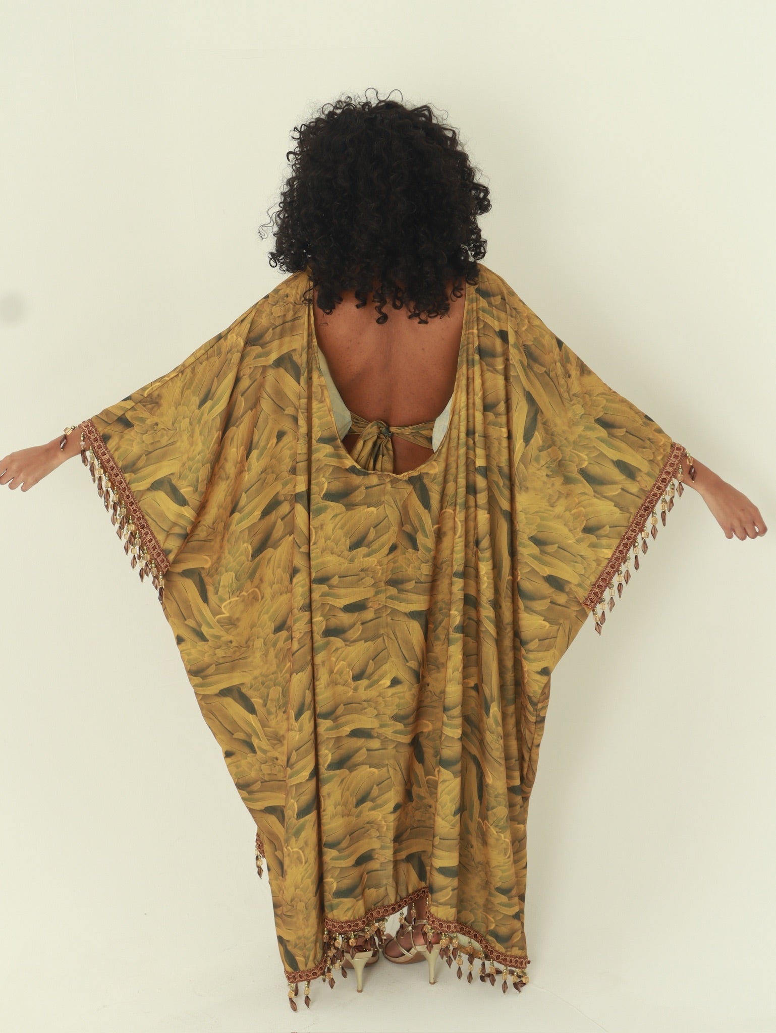 Backless Beaded Almyra Dress