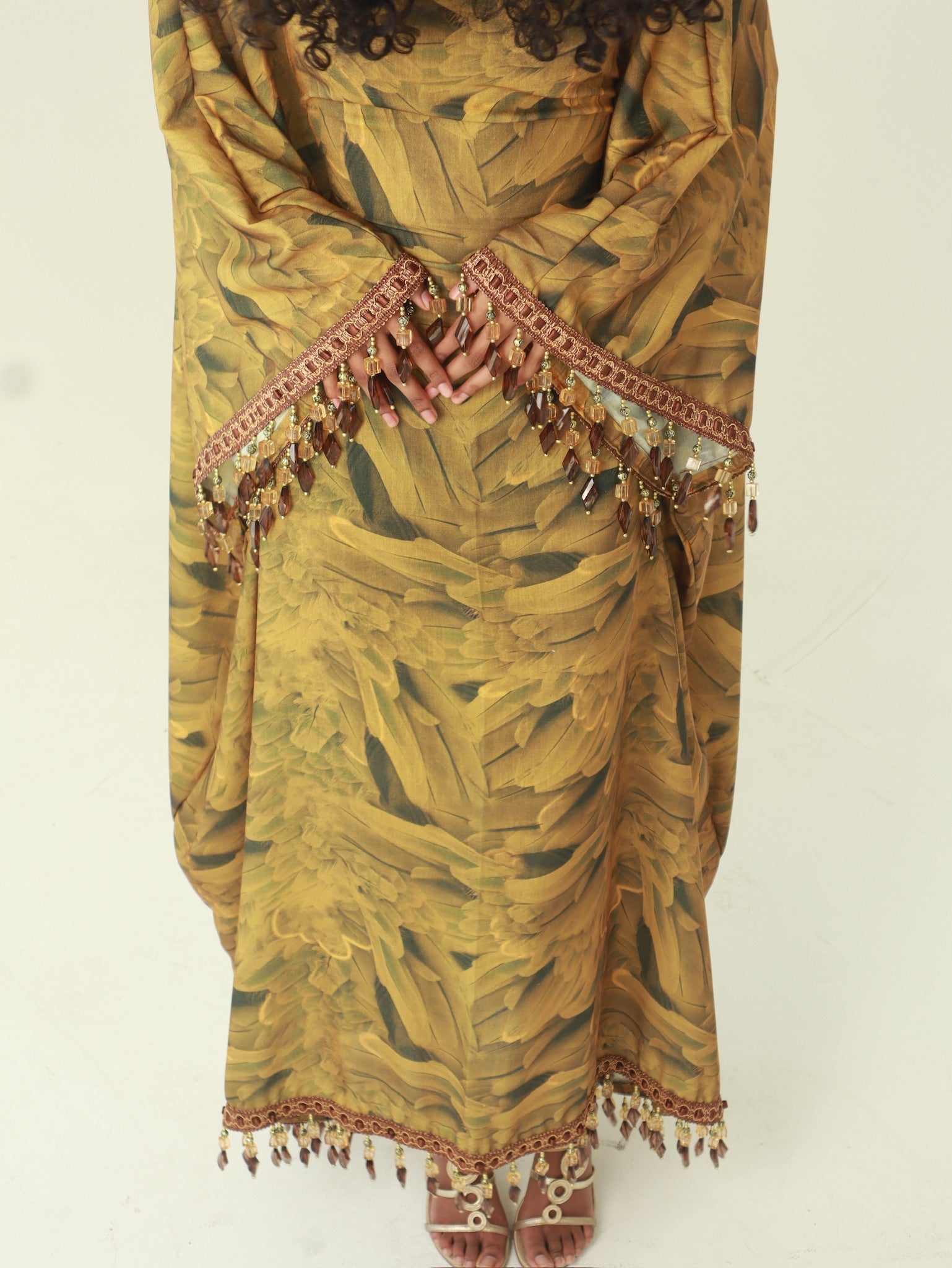 Backless Beaded Almyra Dress