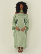 Mint Almyra Dress with Neck Scarf