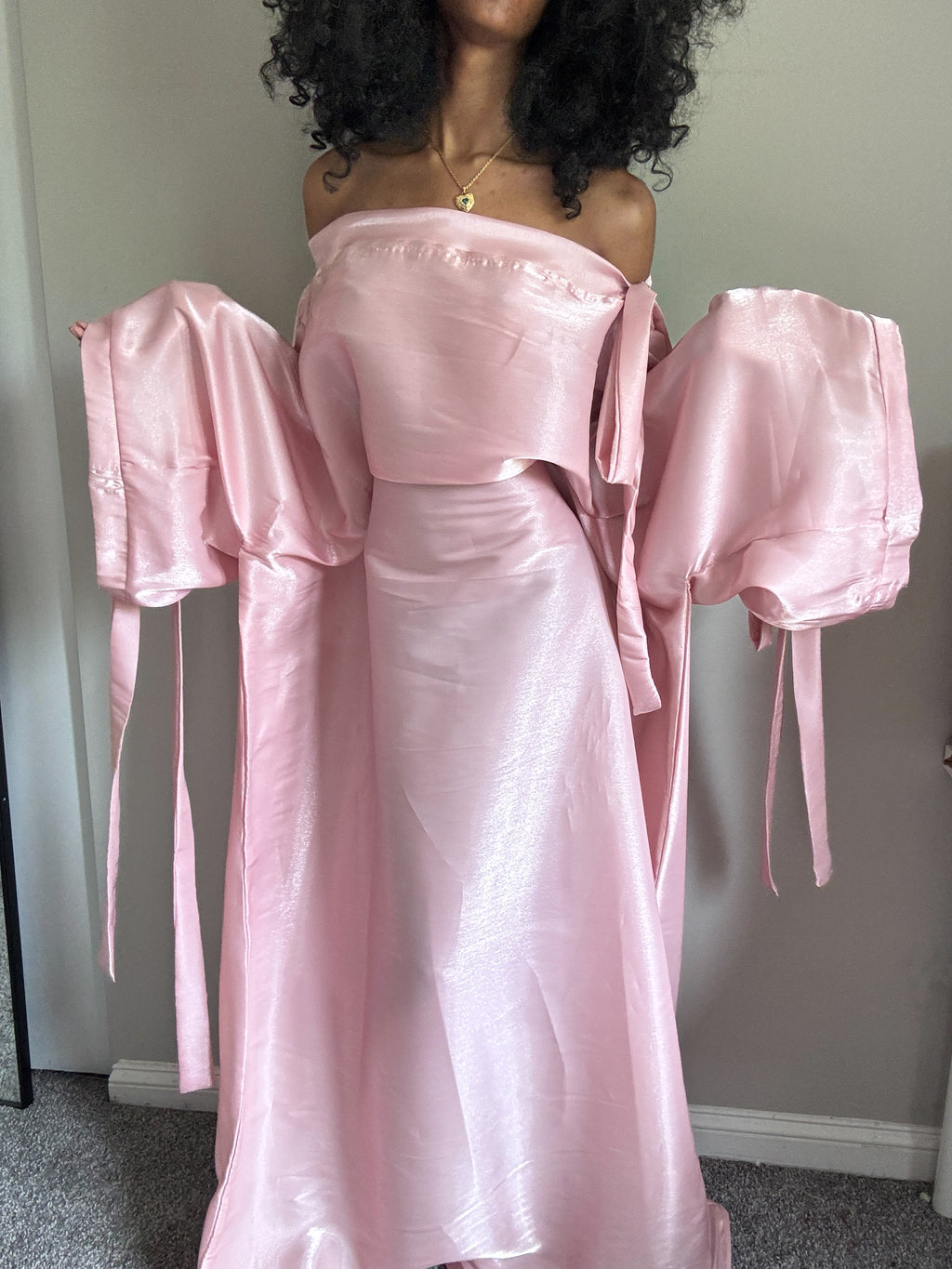 Pink Bow Almyra Dress