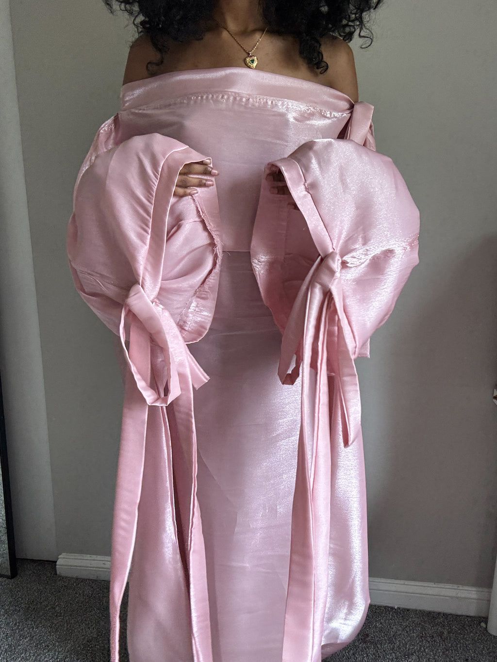 Pink Bow Almyra Dress