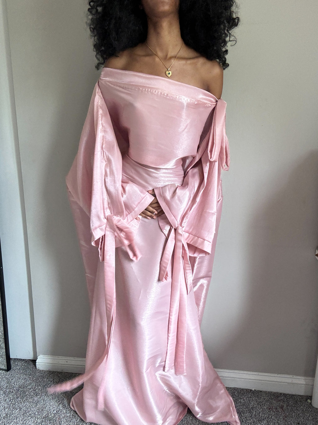 Pink Bow Almyra Dress