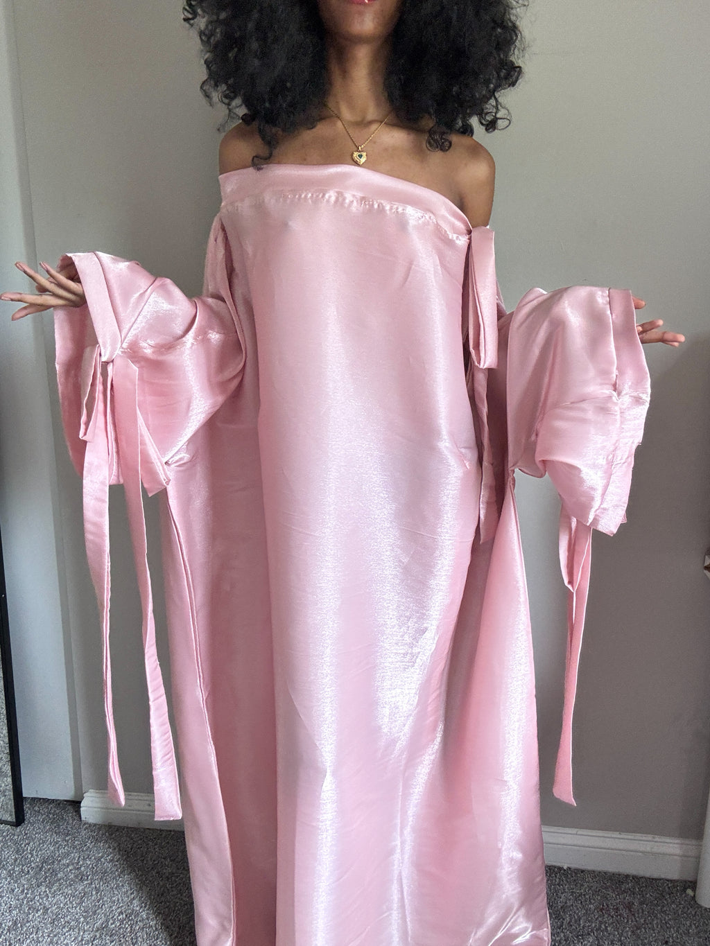 Pink Bow Almyra Dress