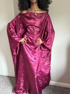 Red Jacquard Almyra Dress