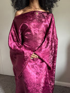 Red Jacquard Almyra Dress