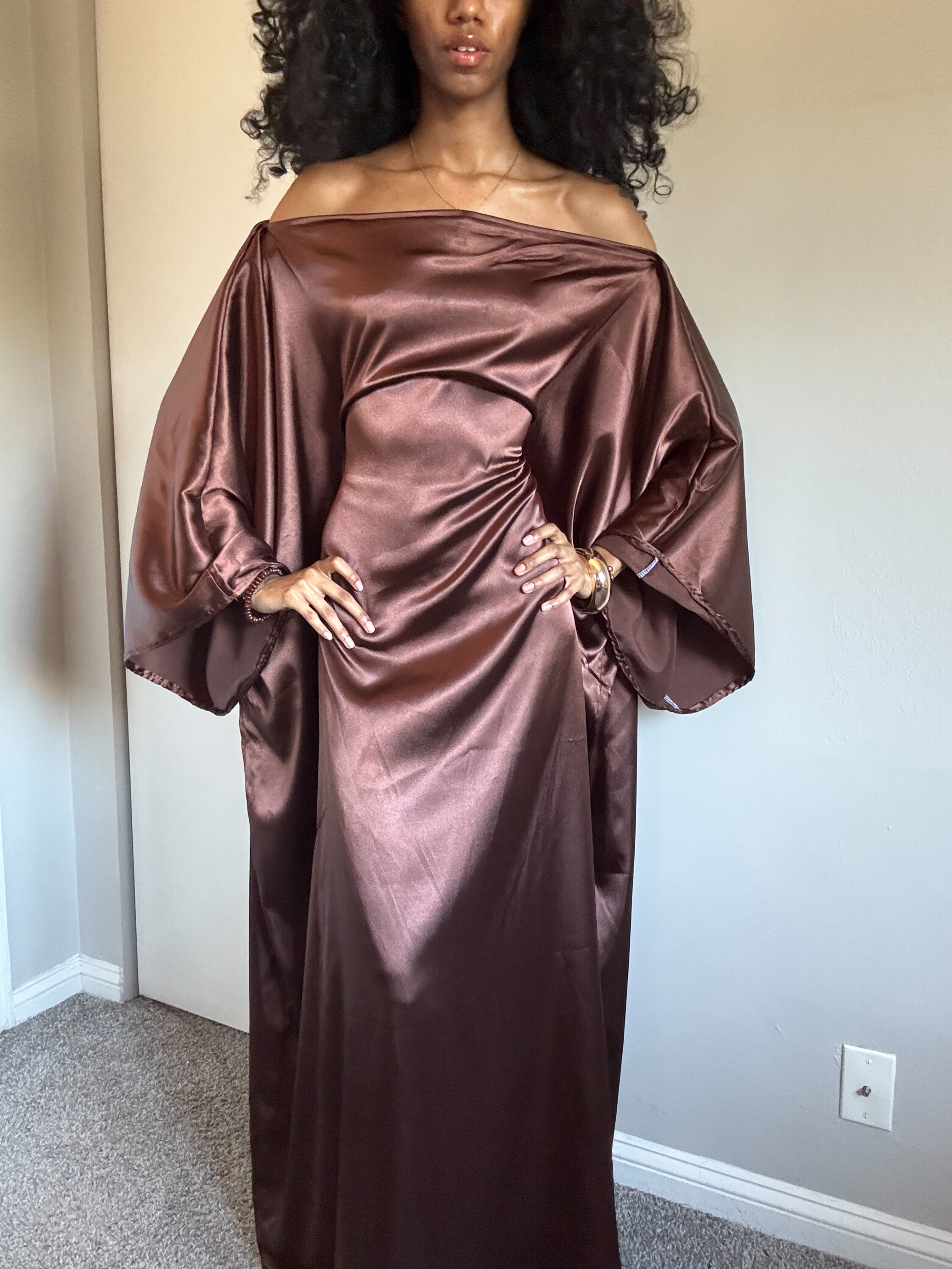 Choco Brown Almyra Dress