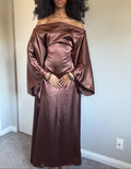 Choco Brown Almyra Dress