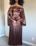 Choco Brown Almyra Dress