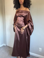 Choco Brown Almyra Dress