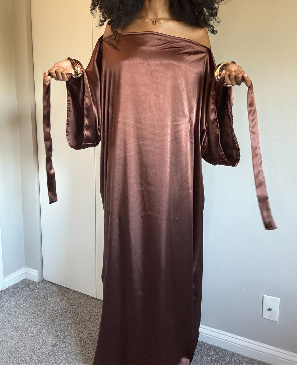 Choco Brown Almyra Dress