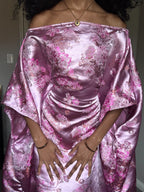 Silky Pink Maxi Almyra Dress