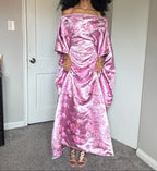 Silky Pink Maxi Almyra Dress