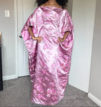 Silky Pink Maxi Almyra Dress