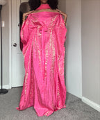 BubbleGum Pink Almyra Dress Scarf Set