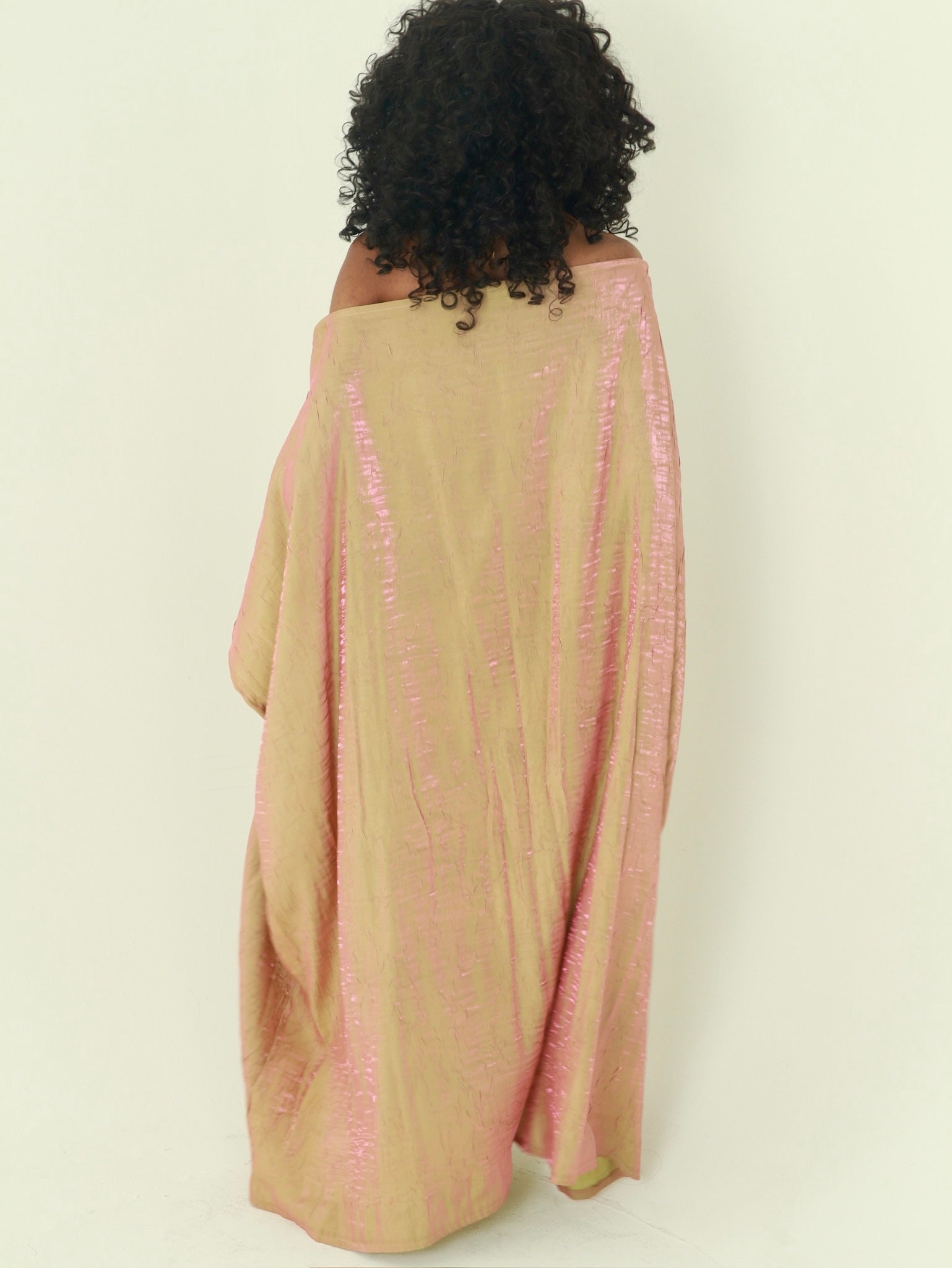 Iridescent Gold Almyra Dress