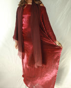 Beaded Almyra Dress & Scarf Set