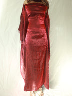 Beaded Almyra Dress & Scarf Set