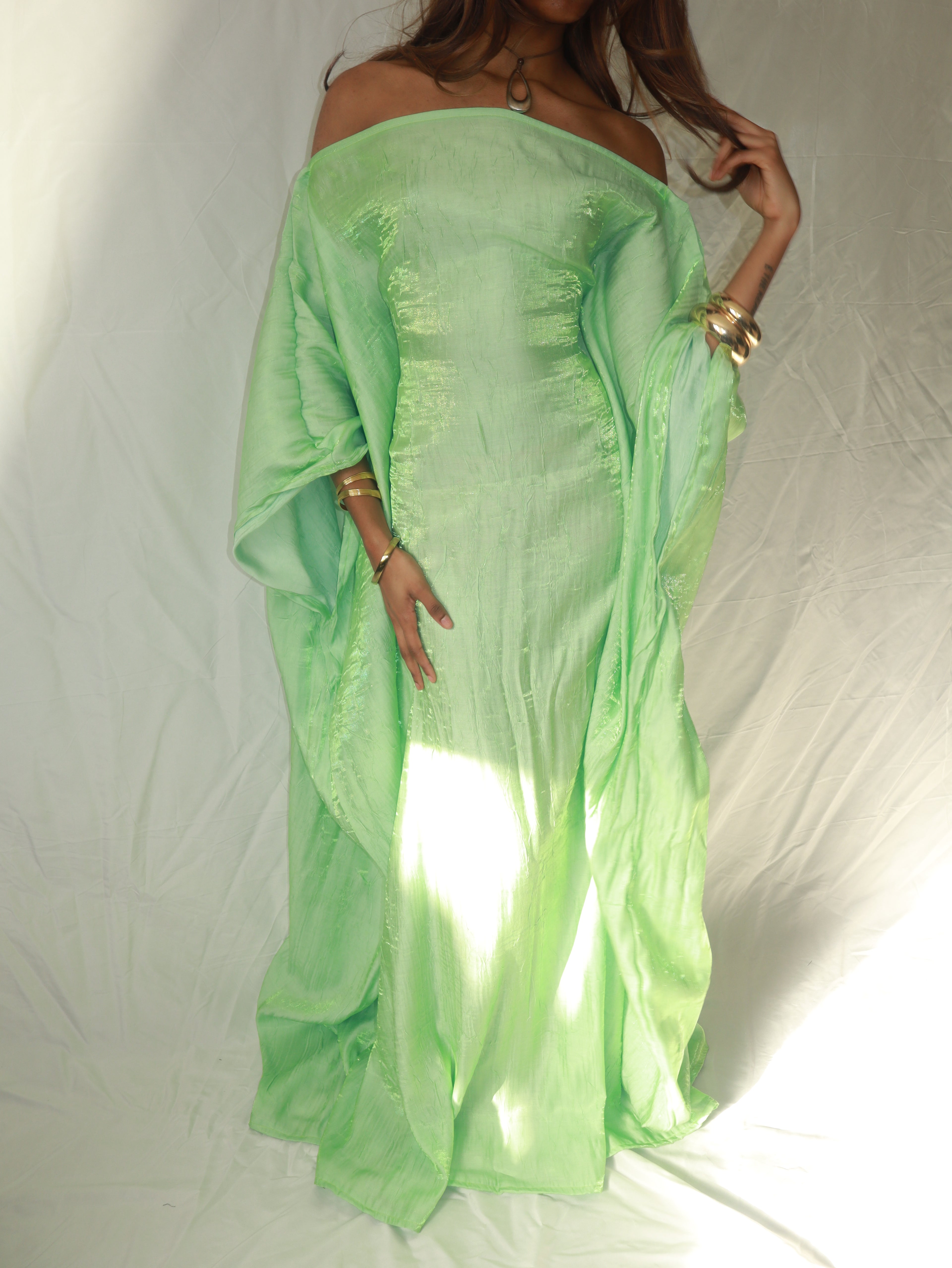 Princess Green Almyra Dress Fox Olivine Princess Green Almyra Dress Fox Olivine