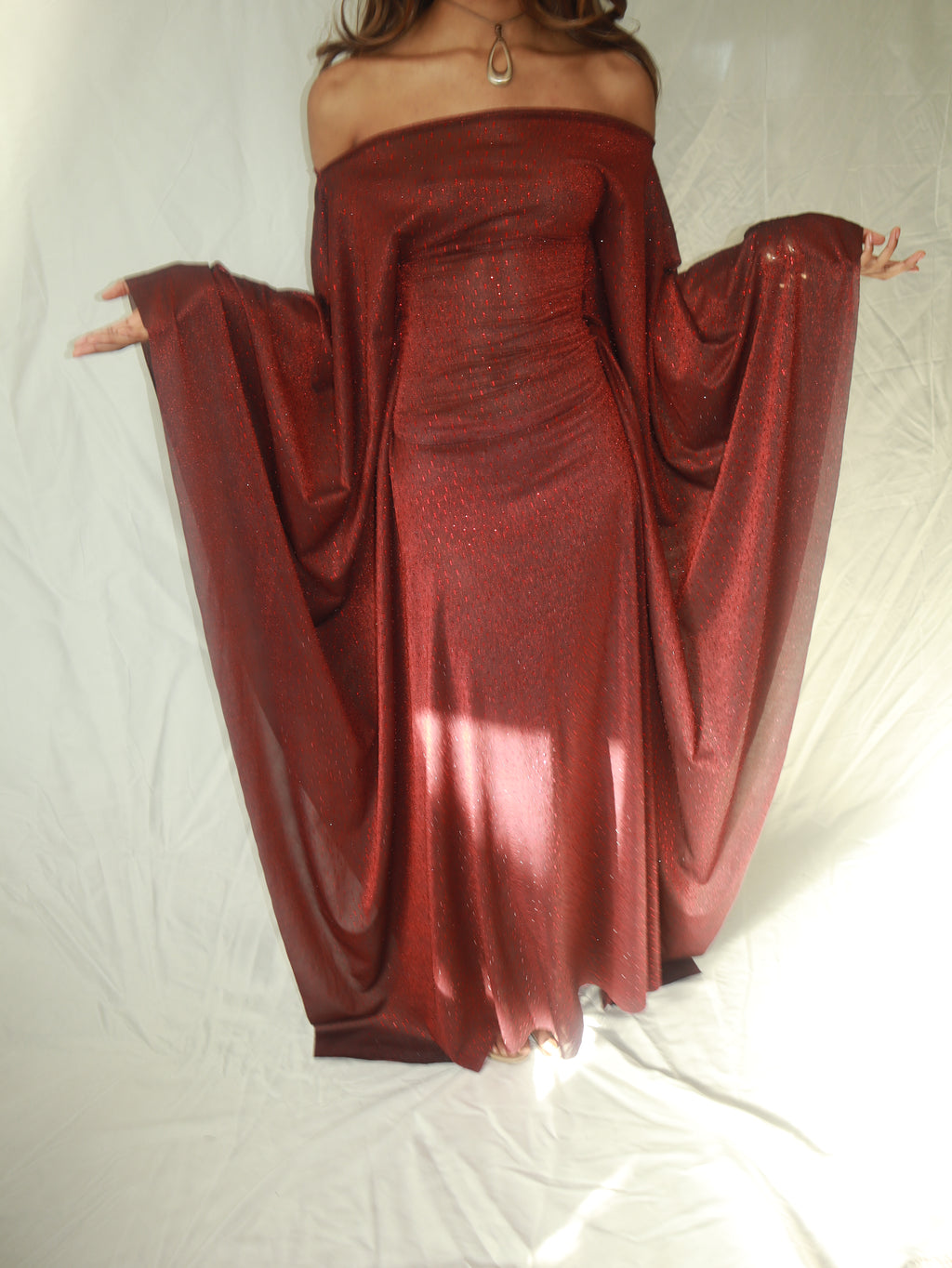 Crystal Beaded Athena Dress