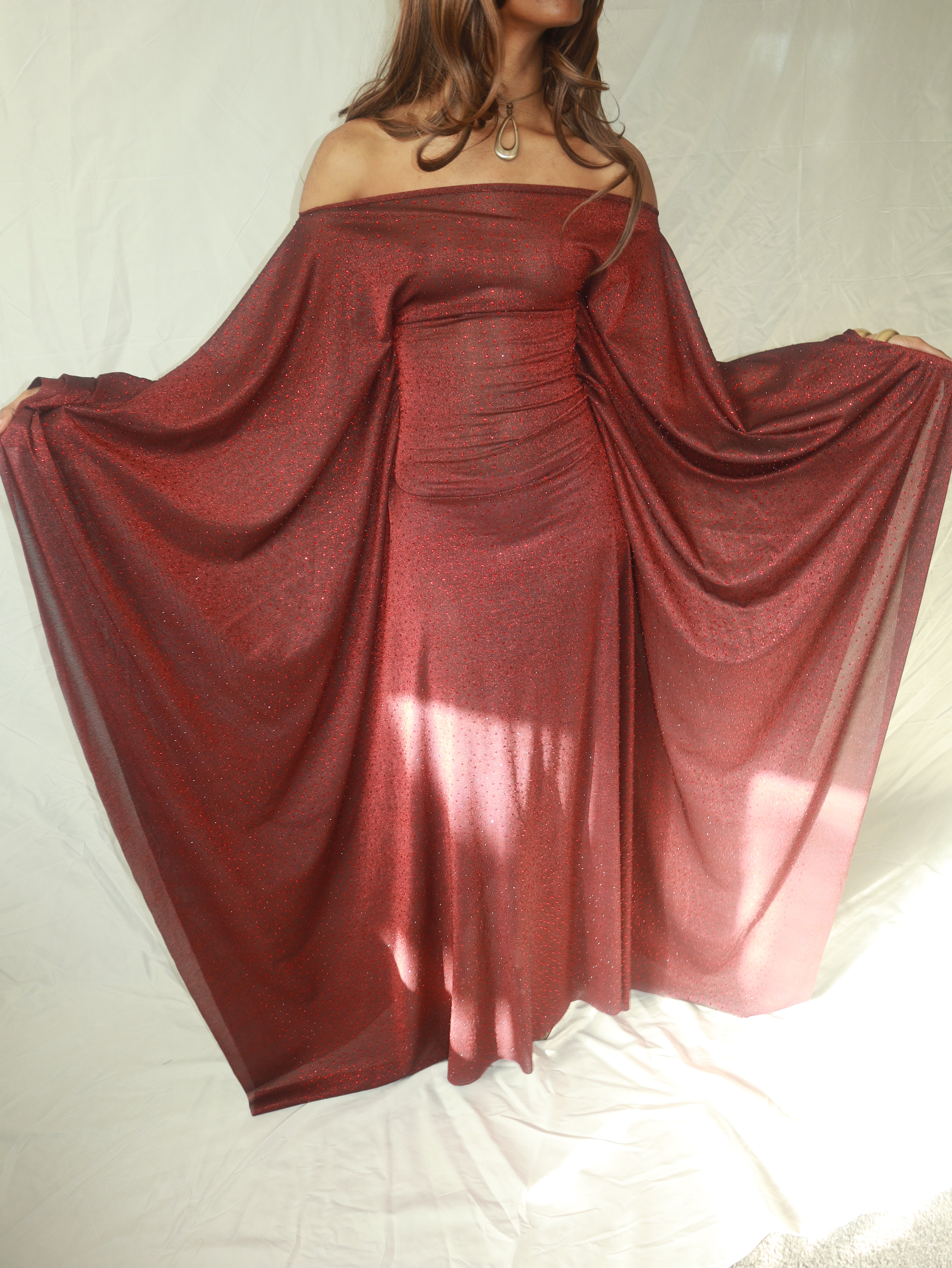 Crystal Beaded Athena Dress