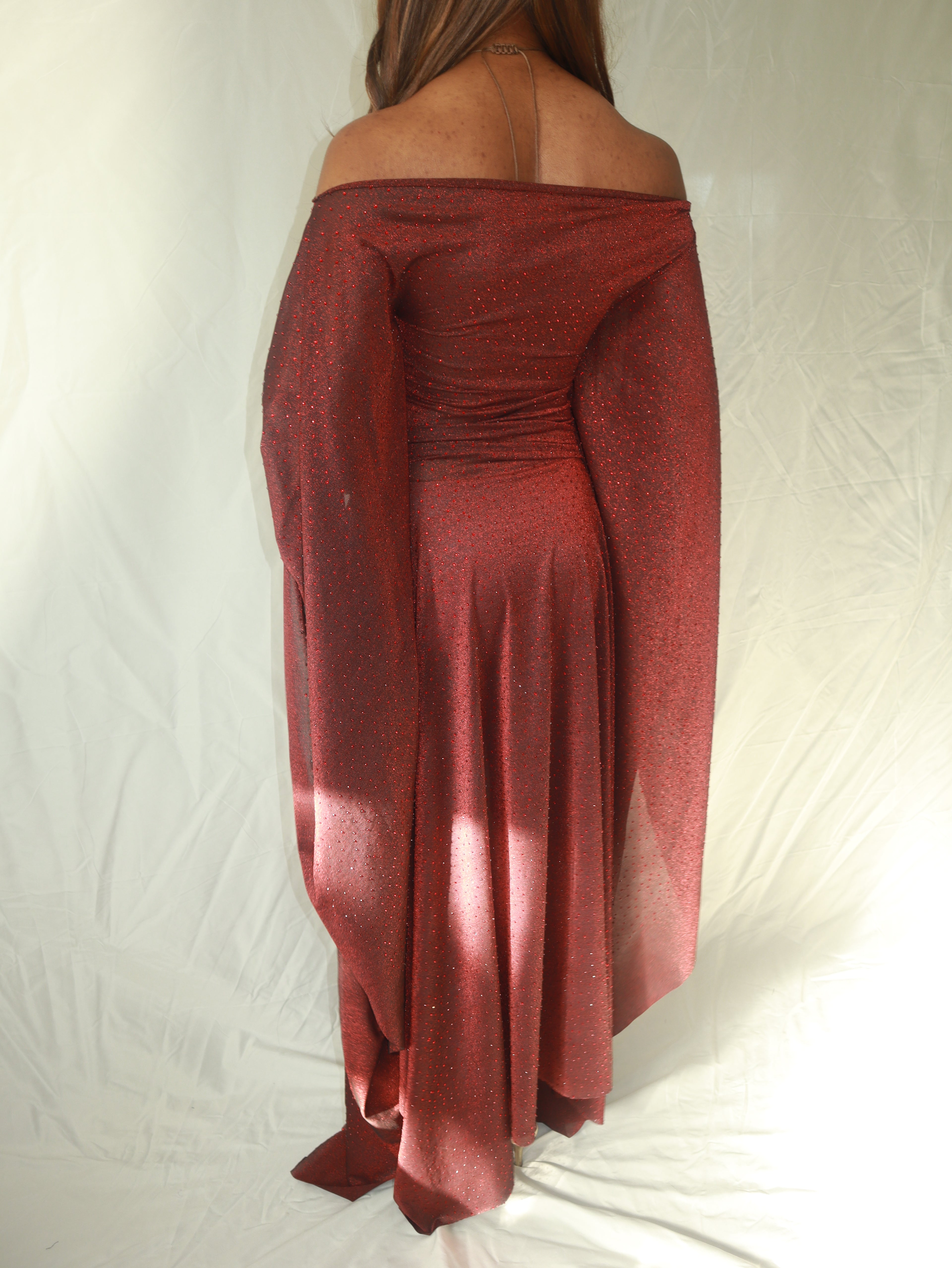 Crystal Beaded Athena Dress