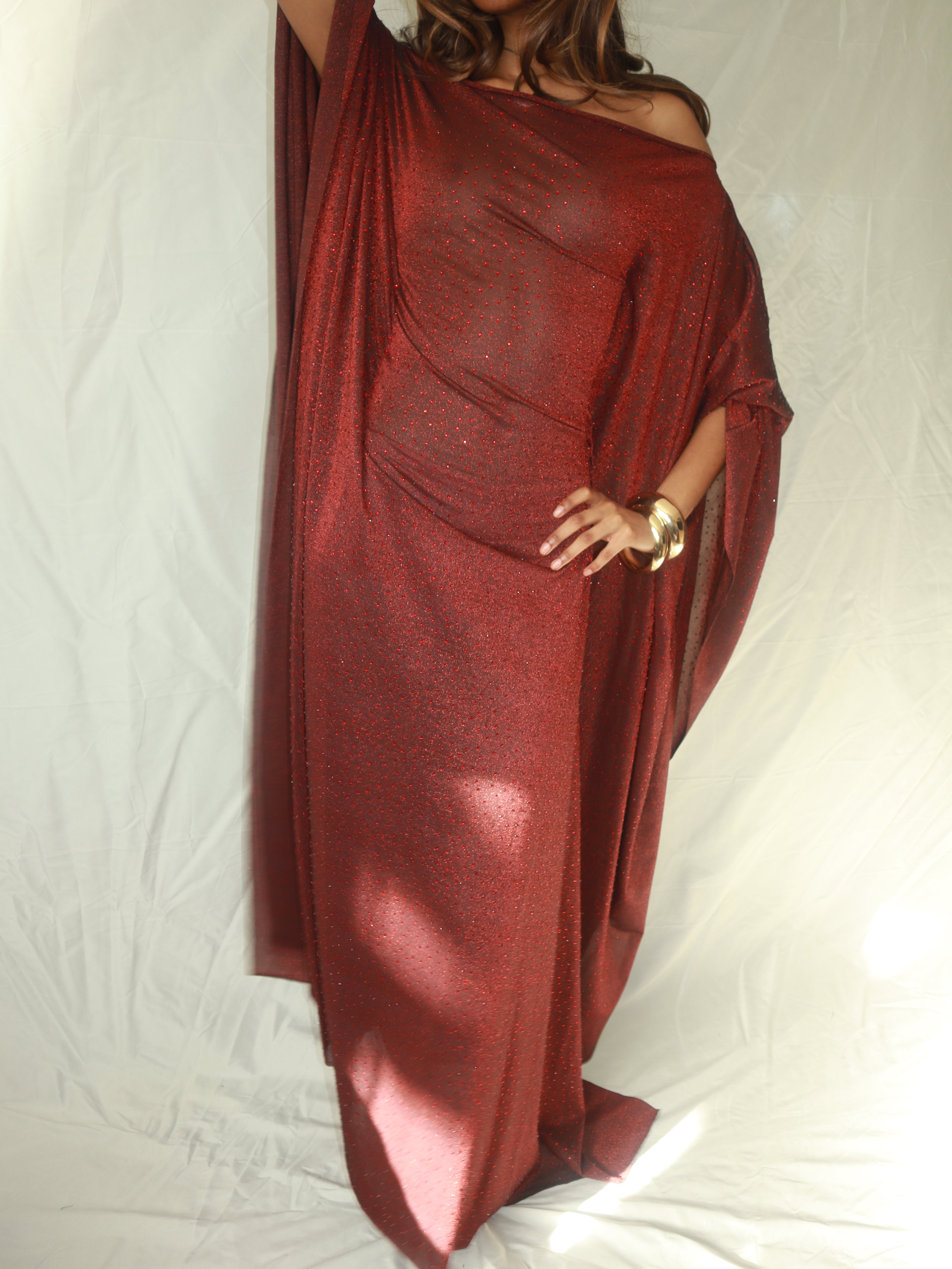 Crystal Beaded Athena Dress